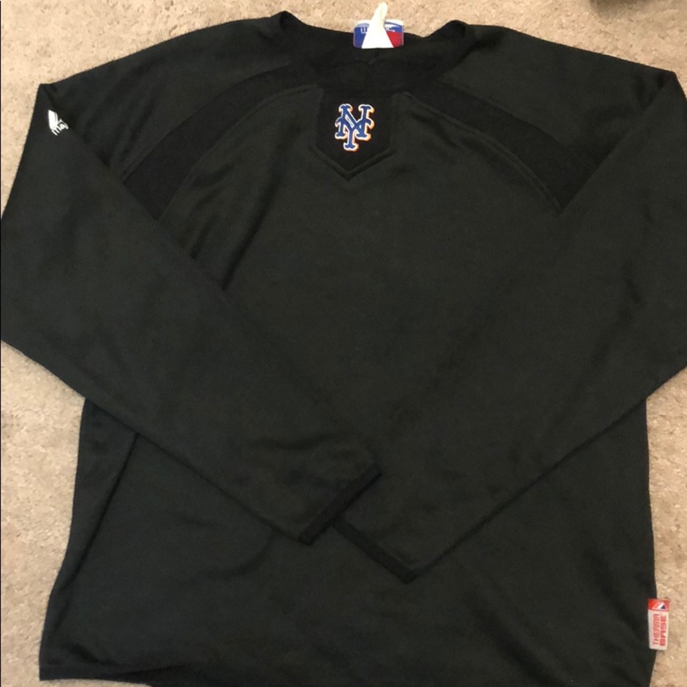 New York Mets Majestic Thermal Pullover